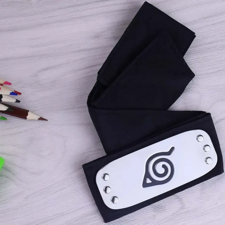 Naruto cosplay aksessuaar – bandana Konoha lehe sümboliga
