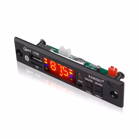Auto MP3 moodul Bluetooth 12 V USB, SD-kaart, FM-raadio ja kaugjuhtimispult – universaalne mängija