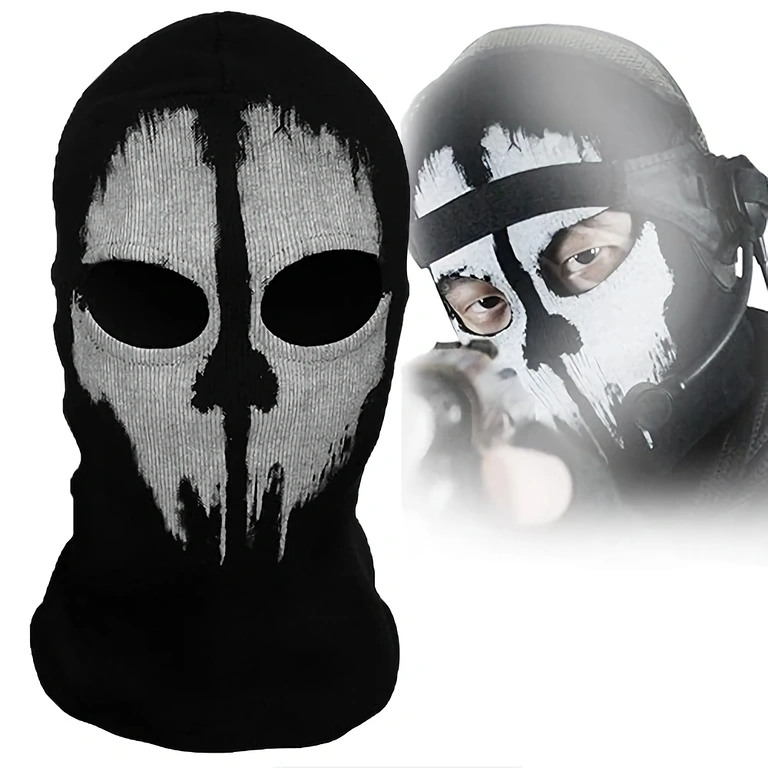 Call of Duty Ghosts mask paintballi ja airsofti jaoks Custom Call of Duty Ghosts kiiver, välitegevusteks nagu paintball, airsoft ja talispordid