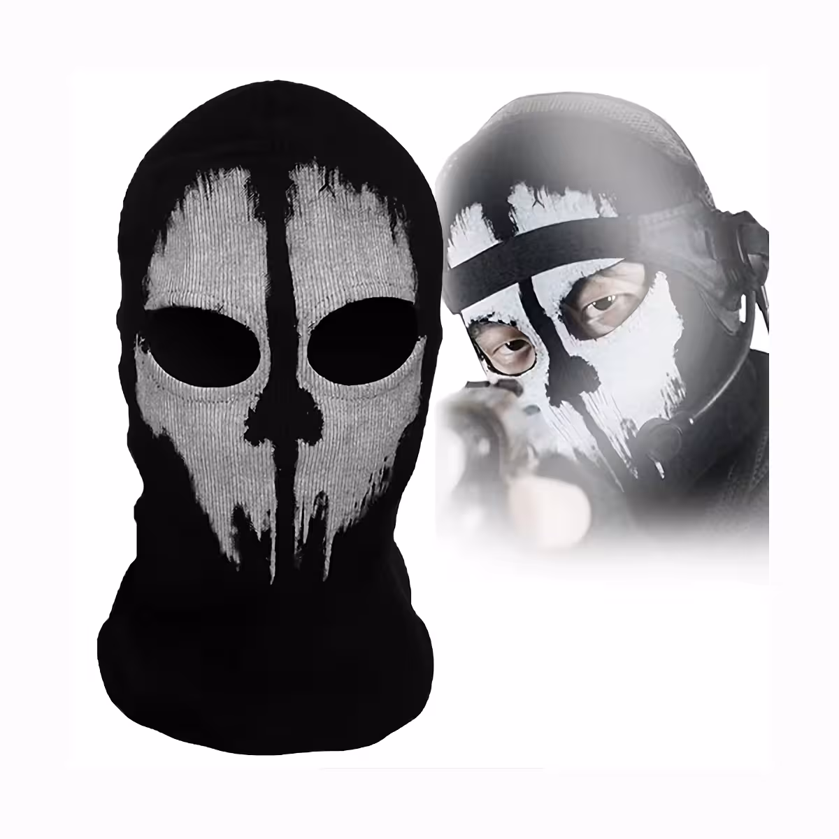 Custom Call of Duty Ghosts kiiver, välitegevusteks nagu paintball, airsoft ja talispordid