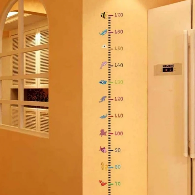 Värviline seinamõõdik – ideaalne lastele mõeldud toa dekoratsiooniks