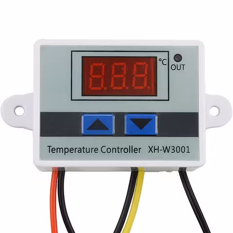 Elektroniline digitaalne termostaat 220 V 10 A – temperatuuri juhtimine inkubaatorile, haudepesitse, kasvuhoone, rebimaja