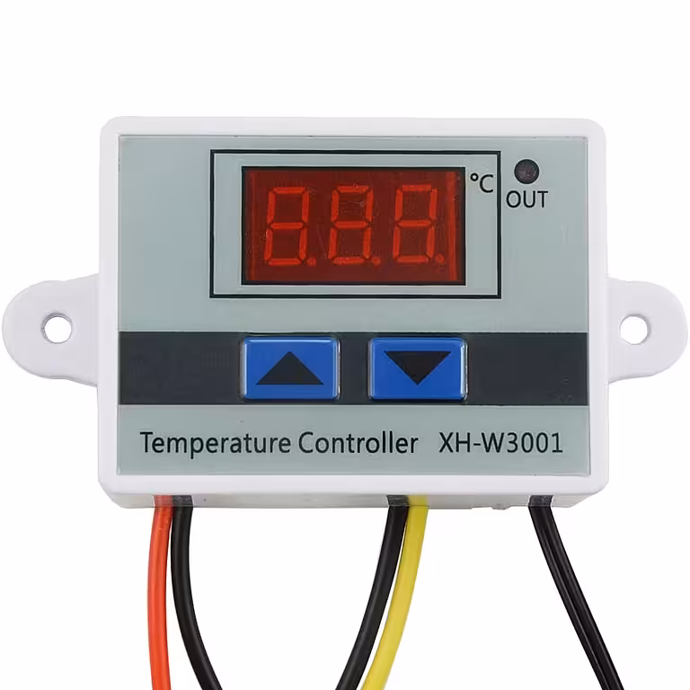 Elektroniline digitaalne termostaat 220 V 10 A – temperatuuri juhtimine inkubaatorile, haudepesitse, kasvuhoone, rebimaja