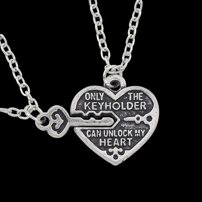 Sõpruse kaelakett võtme ja südamega parimatele sõpradele