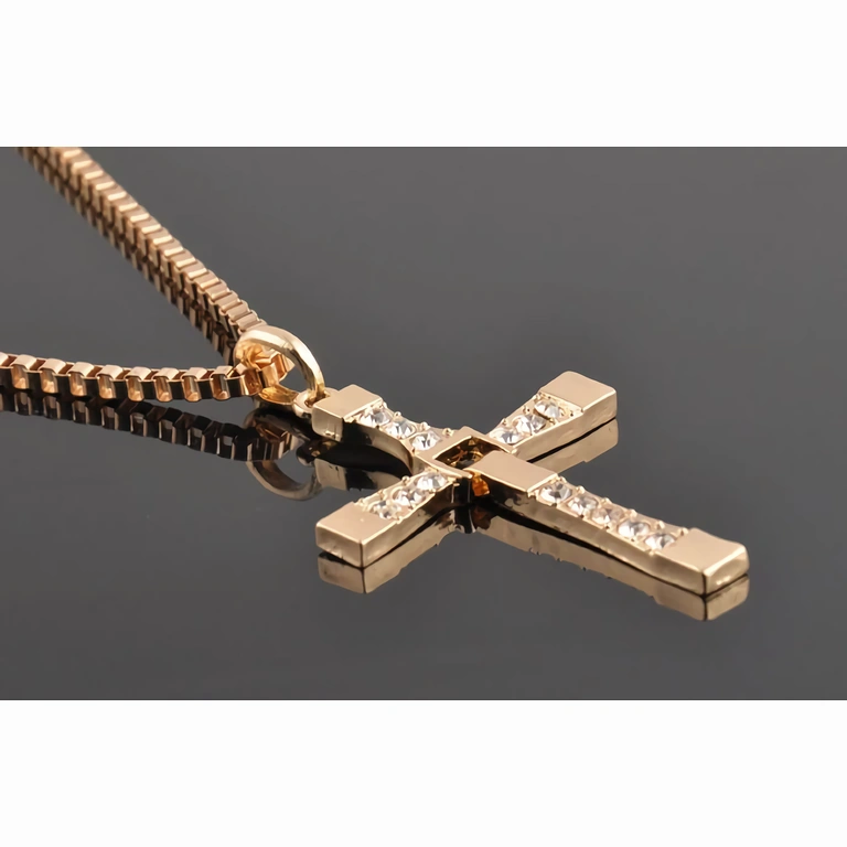 Fast and Furious kuldse stiiliga pandant Fast and Furious stiilis kuldne pandantii