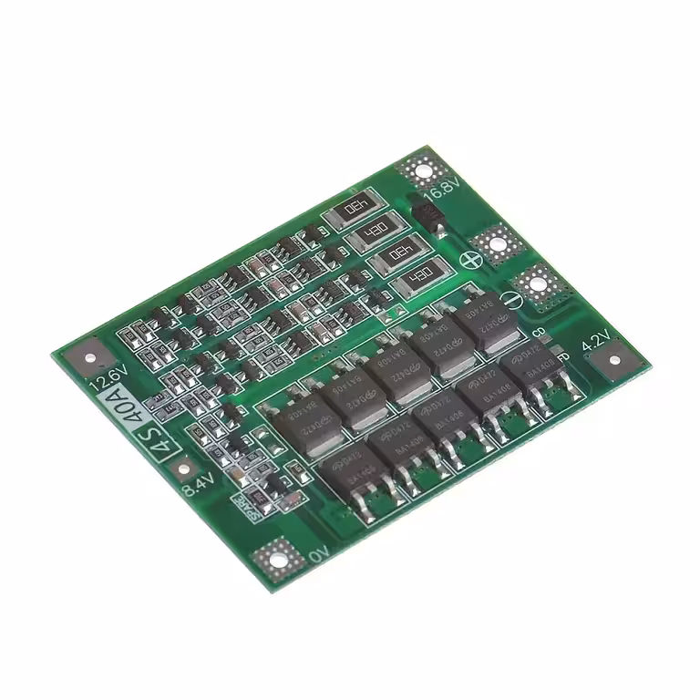 Laadimiskaitse-ja -väljalaske BMS moodul 4S 40 A – Li-Ion akude jaoks 14,8 V