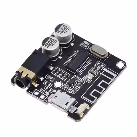 Bluetooth 5.0 heli vastuvõtja VHM-314 USB-ga – autoadapter, välise heliplaadi plaat, mobiilirakendus