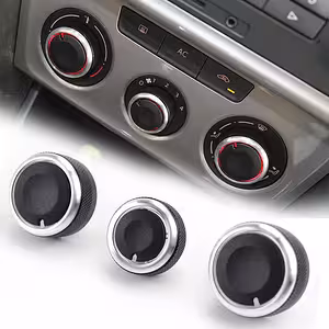 VW Golf 5/6, Passat B6/B7, Skoda Octavia II AC kliimaseadme juhtnupud – komplekt 3 tk