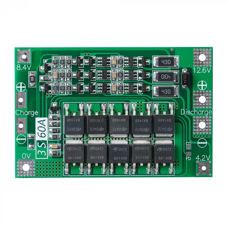 Elektrooniline BMS plaat akude kaitsmiseks ja tasakaalustamiseks