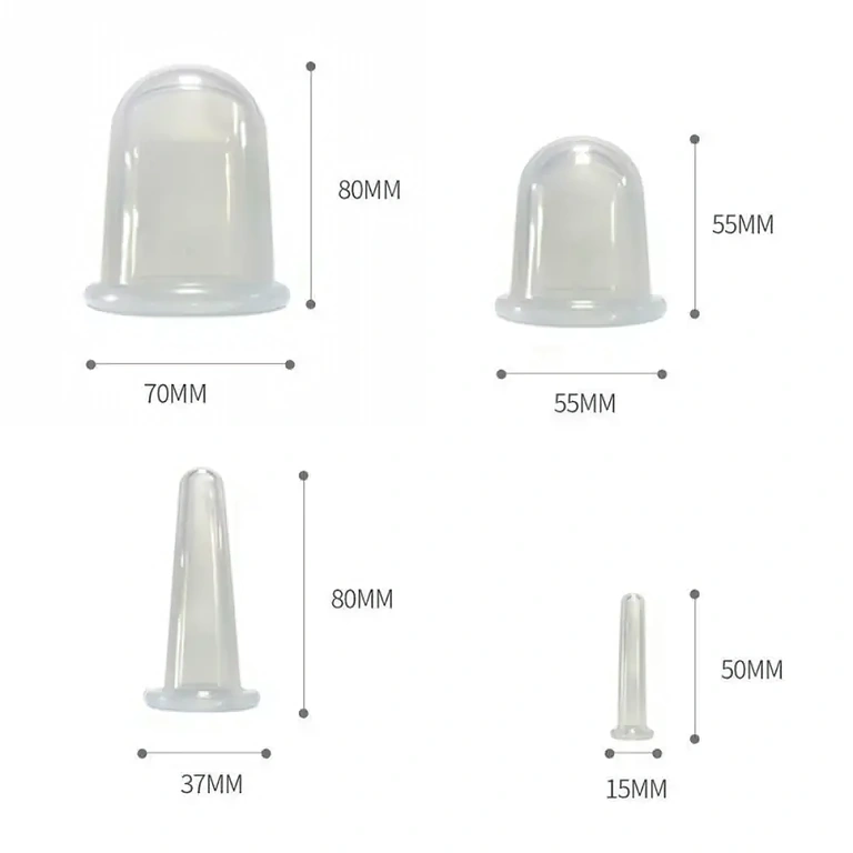 4 silikoonventiili komplekt kehale ja näole 4 erineva suurusega silikoonist ventuuni mitmekesisteks kasutamiseks