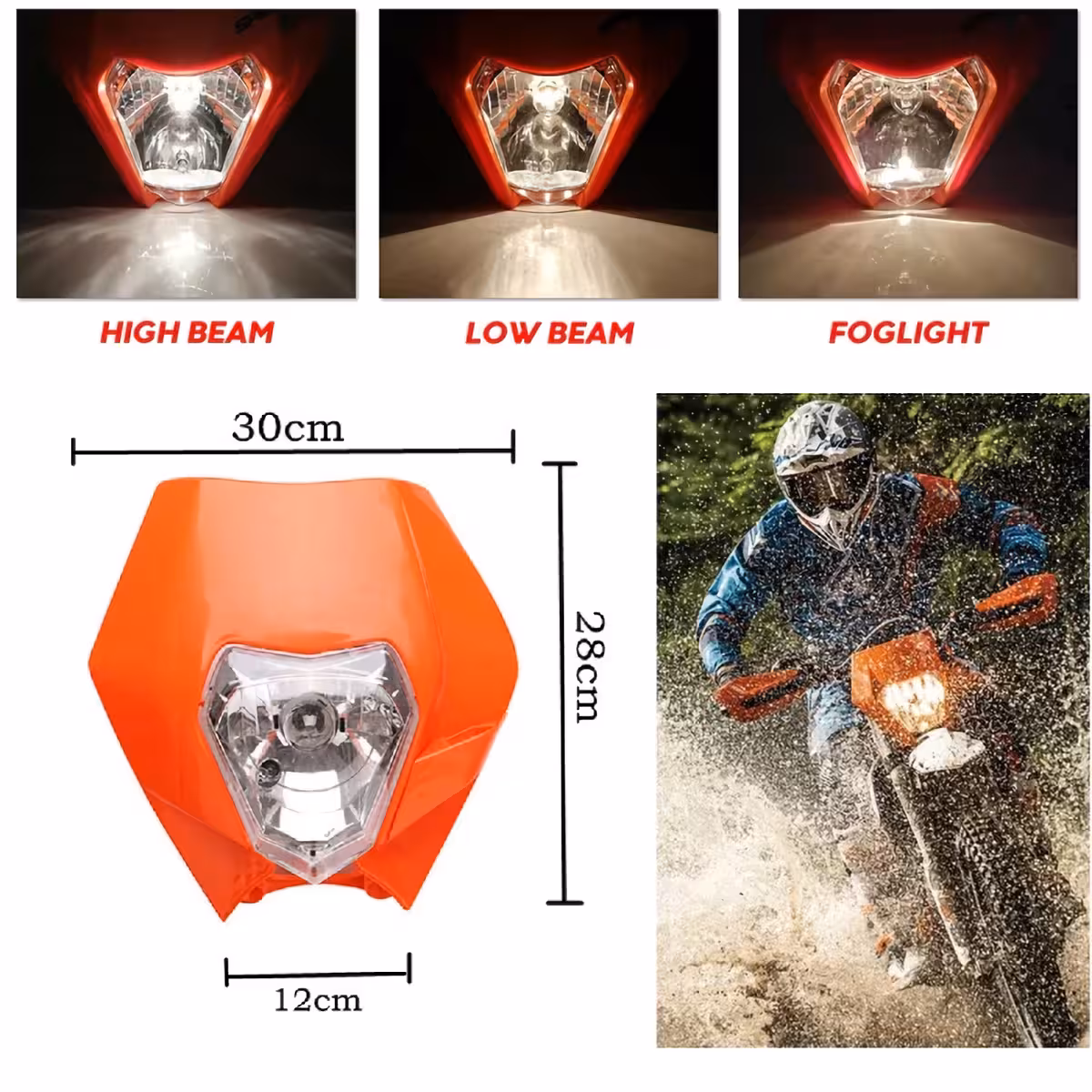 Universaalne esikaitse KTM-le esilaternaga Naked mootorratastele