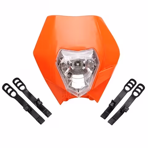 Universaalne esilaternamask mootorrattale Enduro Cross KTM Supermoto Street Fighter Naked – 12V 35W