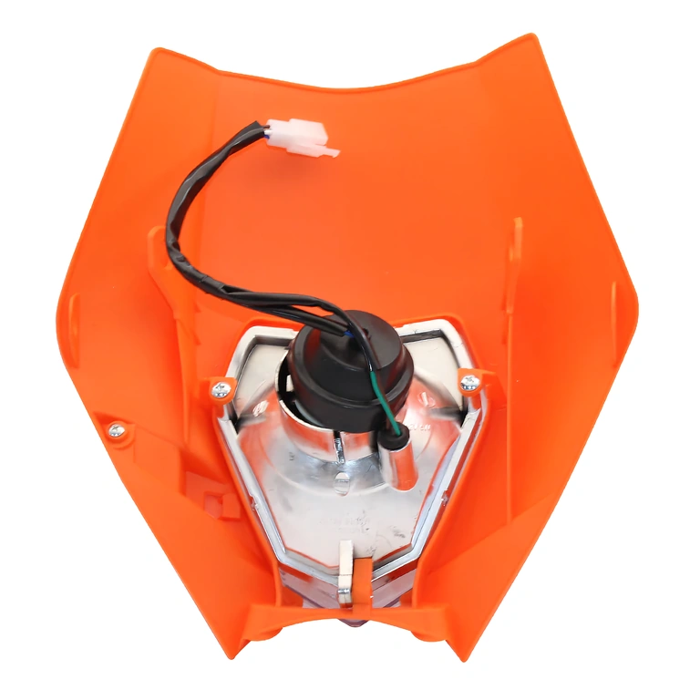 Supermoto esitule mask LED-tulega Agressiivne Streetfighter disain LED-esilaternaga ja polüpropüleenist kaitse