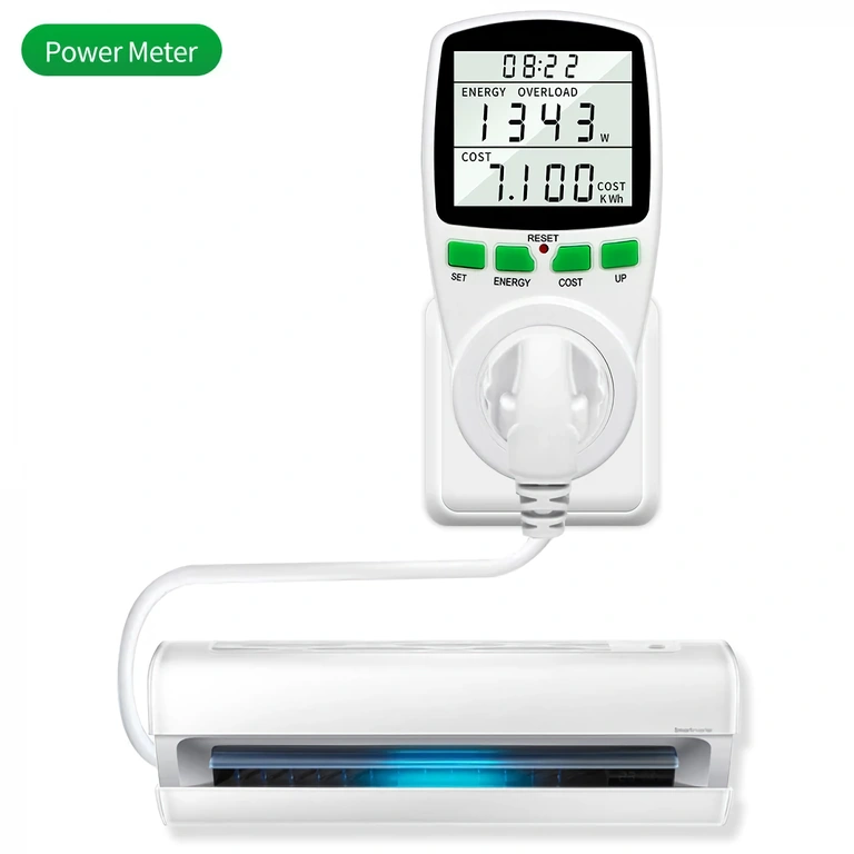 Elektrilise voolu mõõteseade pistikuga ühendatud tarbijatele