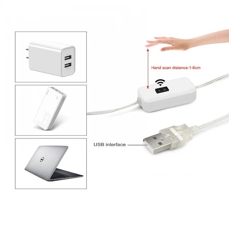 Siseruumide LED-riba sensoriga Külma valge LED-lint, lähendianduriga