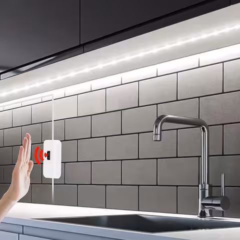 3 m külmvalge LED-riba liikumisanduriga USB 5V – kööki ja vannituppa