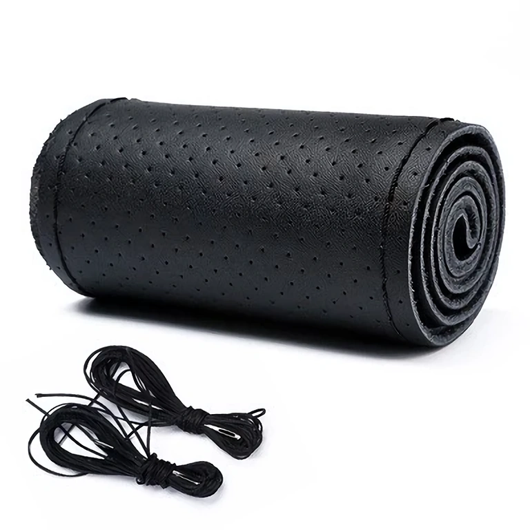 Käsitsi õmmeldav nahast roolikate komplekt Roolikate komplekt DIY paigaldamiseks nõela ja niidiga