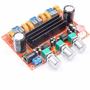 Stereo võimendi 2.1 TPA3116D2 – 2×50W + 100W bassikõlar, D-klass, audiomoodul