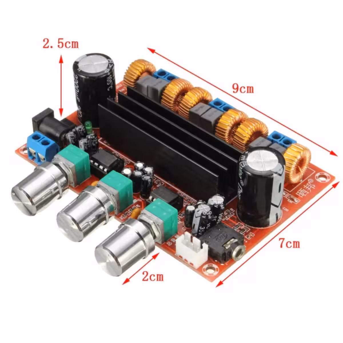 Suurenurk nupud ja toon XH-M139 moodulil