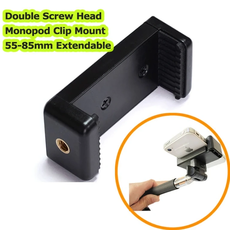 Universaalne klamber nutitelefoni kinnitamiseks statiivile