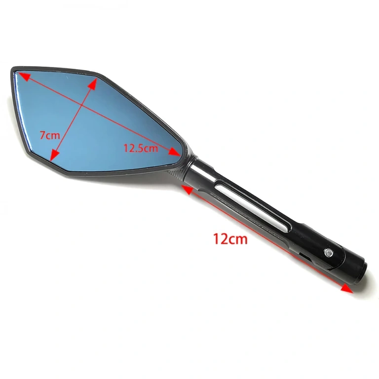 Elegantne peeglid tugevate kinnitustega igale mootorrattale