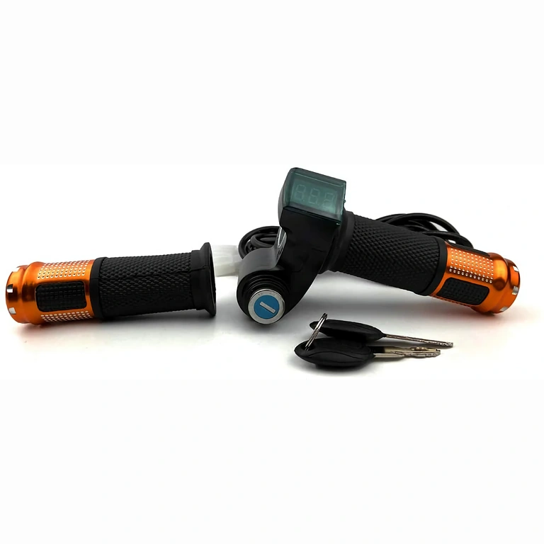 Elektriliste tõukerataste või jalgrataste kahvlite komplekt Täielik gaasipulkade komplekt kiiruse ja elektrilise pinge kontrolliks