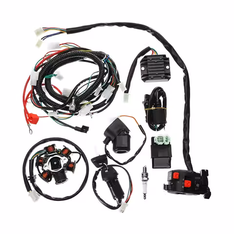 Täielik elektrijuhtmestik ATV Cross GY6 125cc / 150cc – kaabeldus + käivituselemendid