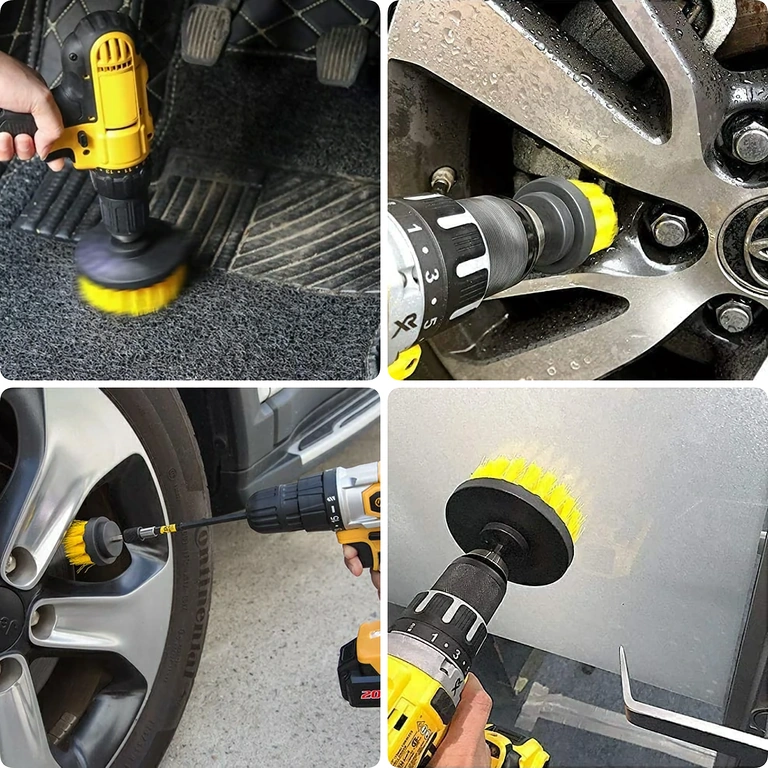 Harjade komplekt rataste, katte ja raskesti ligipääsetavate nurkade pesemiseks