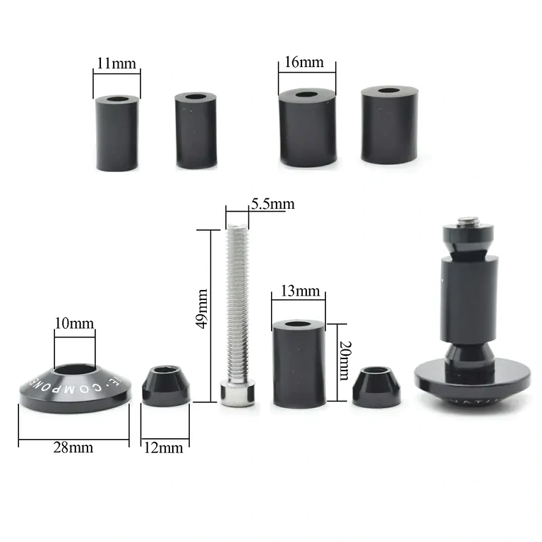 Juhtrauakorgid 3 erineva tihendiga täpseks kinnitamiseks