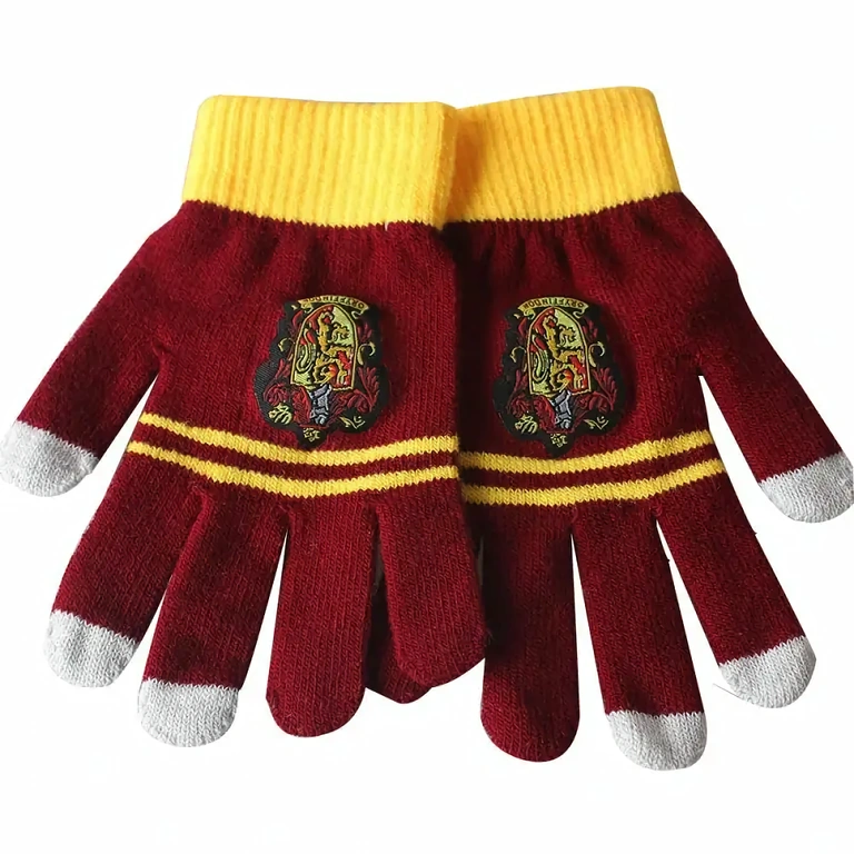 Harry Potteri Gryffindor stiilis kindad lastele ja täiskasvanutele, ideaalne külma hooaja jaoks