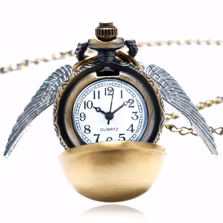 Taskukell ketiga – Harry Potter Golden Snitch Quidditch (kvartsmehhanism)
