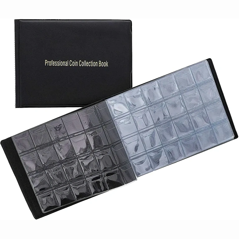 Keskkonnasõbralikust OPP materjalist klambrikarp müntide kaitseks