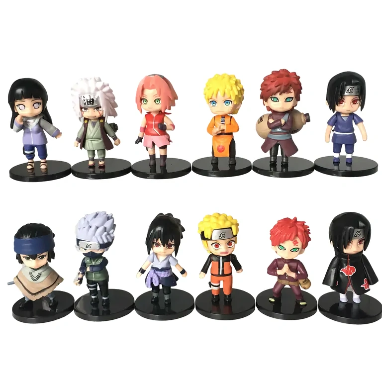 Naruto Shippuden animefiguriinid Mini-figuurid inspiratsiooniga anime Naruto Shippudenist