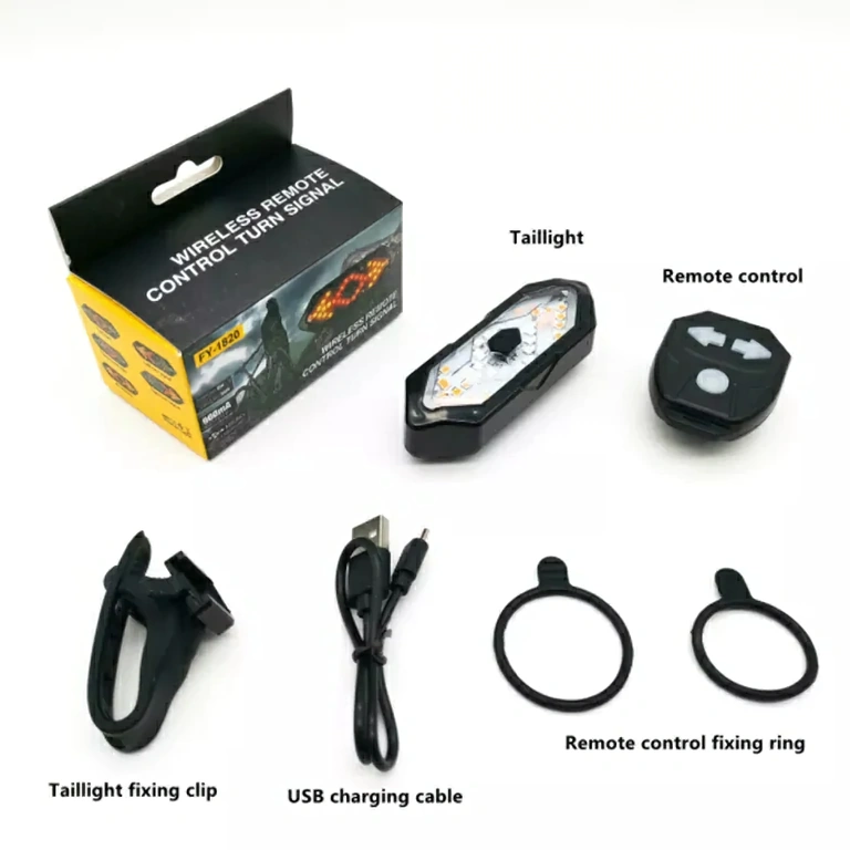 Vasak/parem suunatuli USB toitega jalgrattale