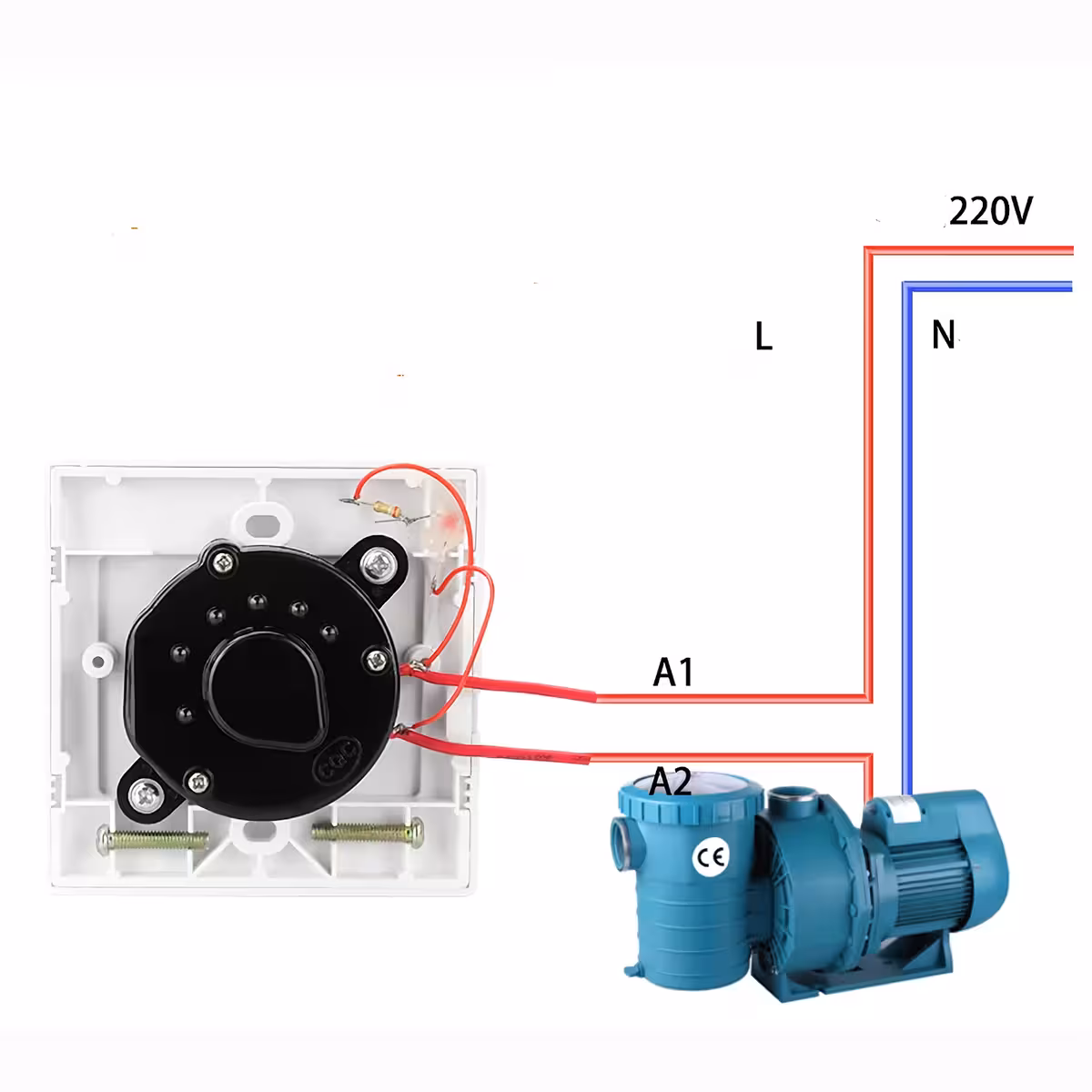 Elektriline lüliti taimeriga kasutusaja kontrolliks