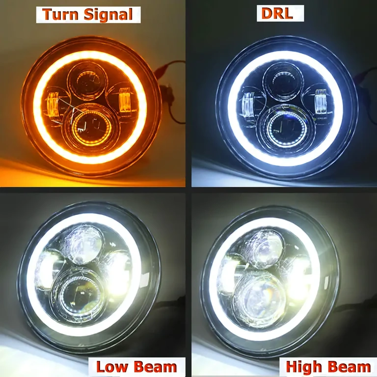 7 tolli LED-latern traktorile, bussile, rasketelehnaseadmetele