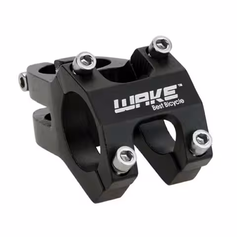 Lühike MTB jalgratta lenks – WAKE 31,8 mm alumiinium, must