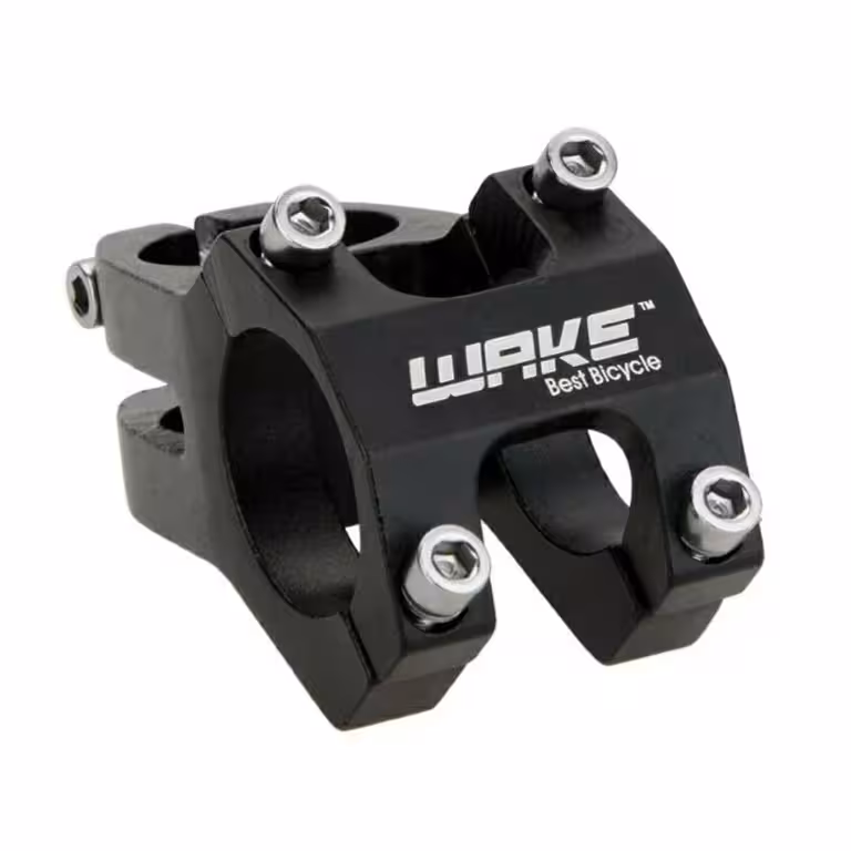 Lühike MTB jalgratta lenks – WAKE 31,8 mm alumiinium, must