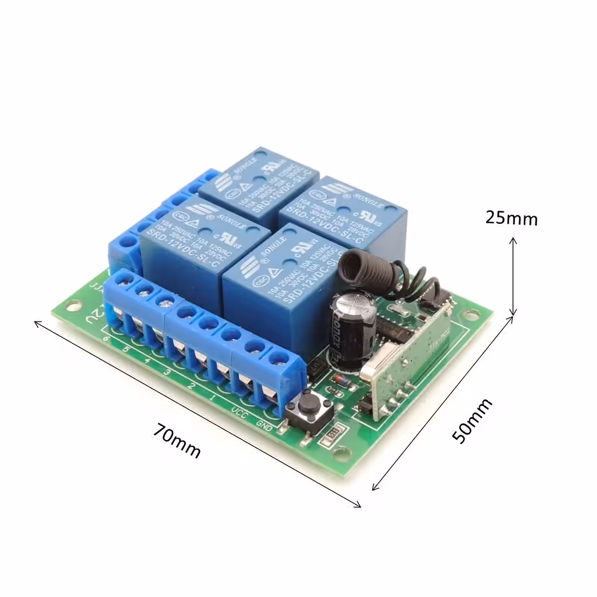 Releekaugjuhtimispult garaaži uste ja automaatika jaoks