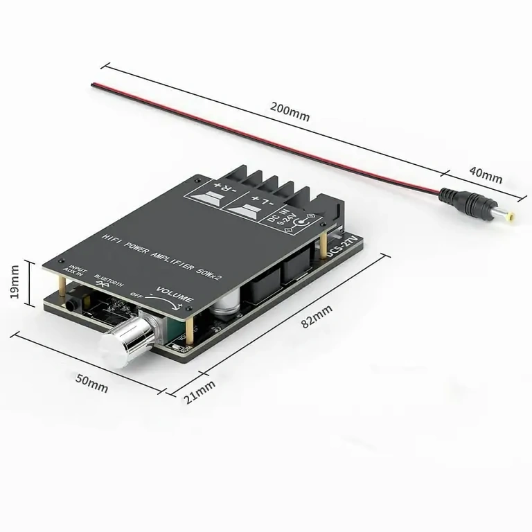 Kompaktne digitaalne Hi-Fi stereo võimendi 2x50W