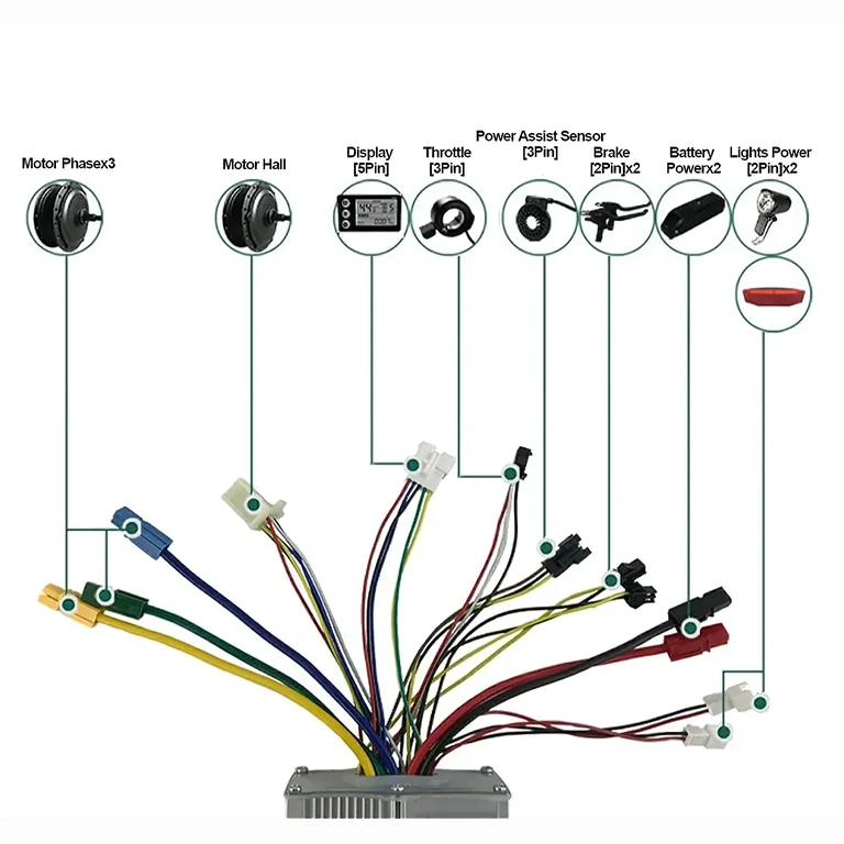 Kontroller ühilduv 48V akudega tõukeratastele