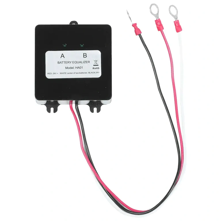 12V akude tasakaalustaja ühendusskeemid 24V, 36V, 48V süsteemides