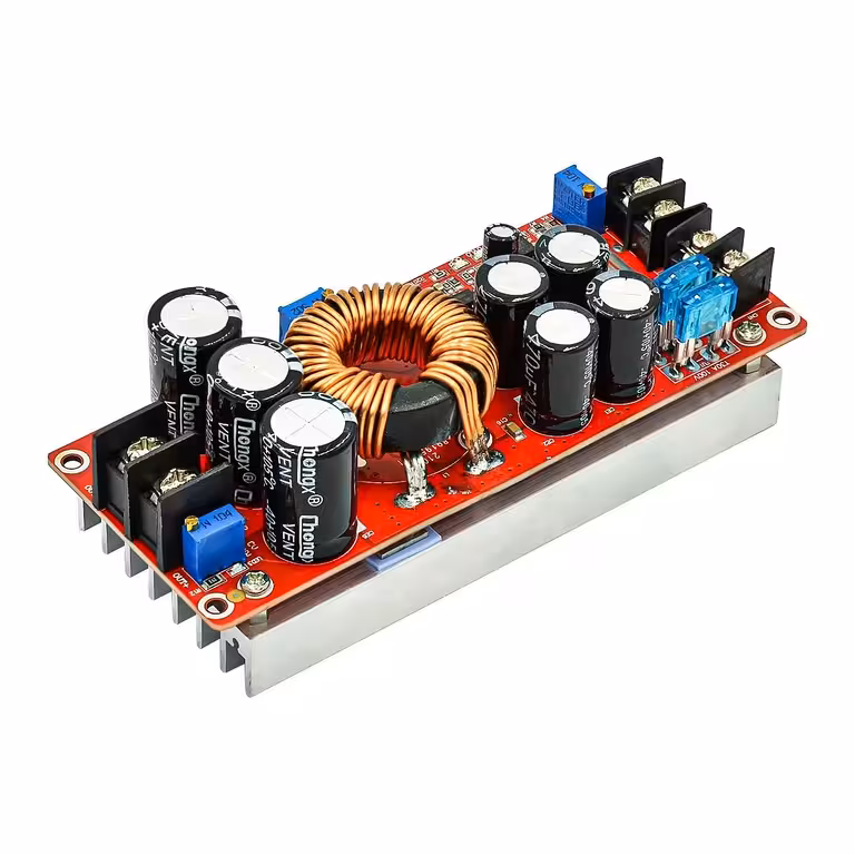 DC-DC step-up konverter 12V → 24V/36V/48V/60V 1200W 20A – pingetõstja
