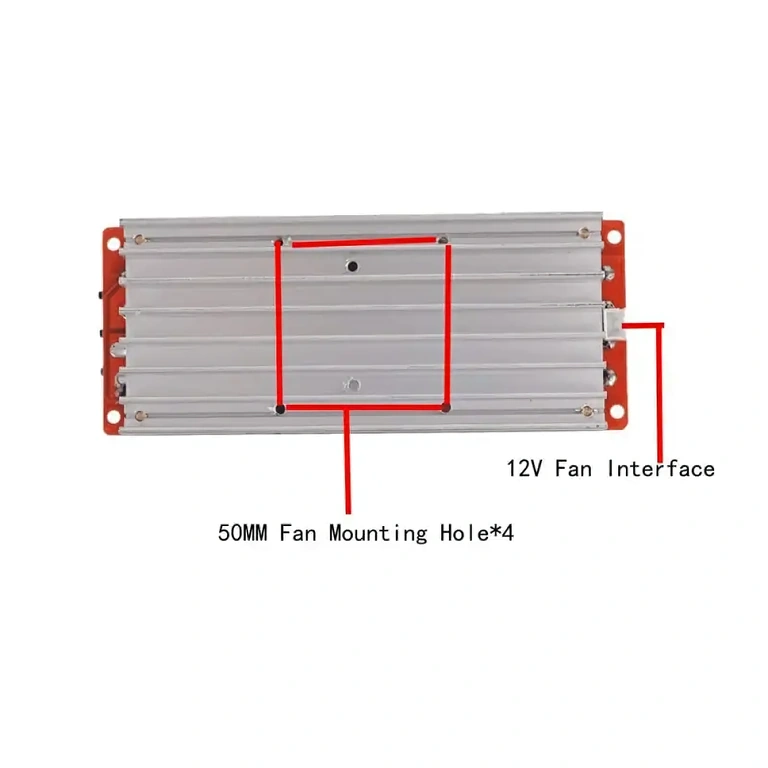 Boost-moodul jahutusradiaatoriga Aktivse jahutusega DC-DC muundur pidevaks kasutuseks
