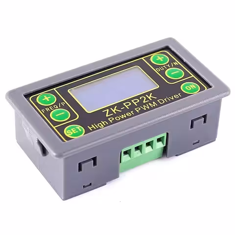 PWM regulaator 5V–24V 8A – pöörete, signaali ja taimeri juhtimine