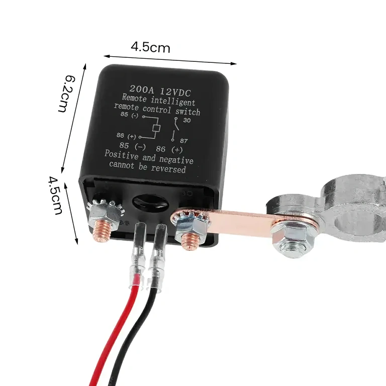 Kaugjuhtimisseade aku toite väljalülitamiseks