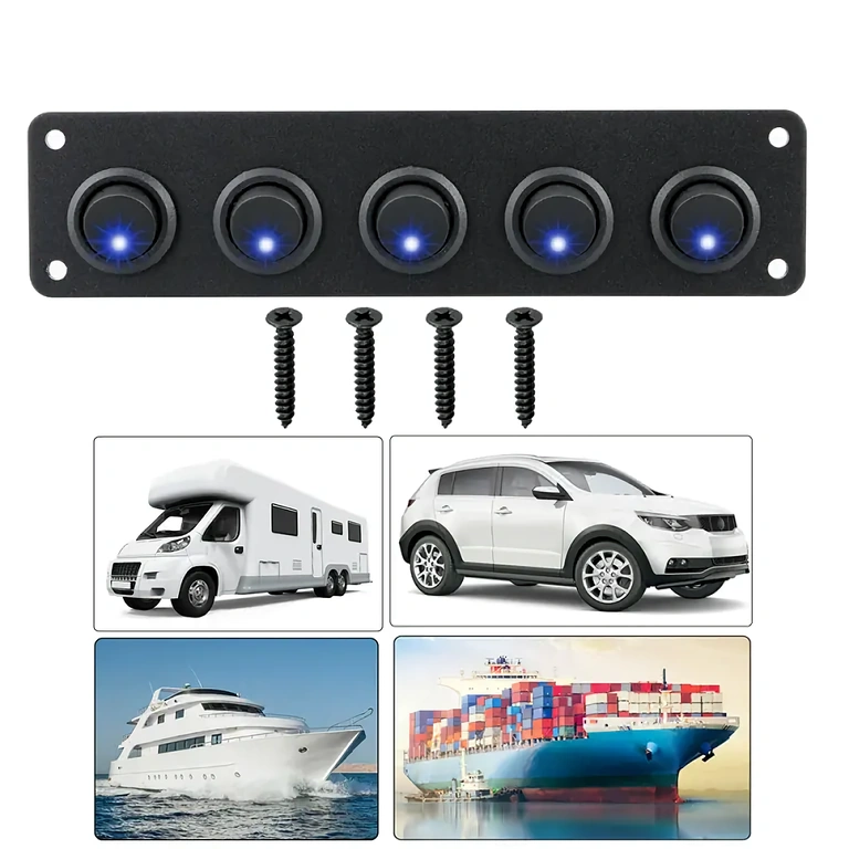 Näide lülituspaneeli paigaldamisest auto armatuurlauale