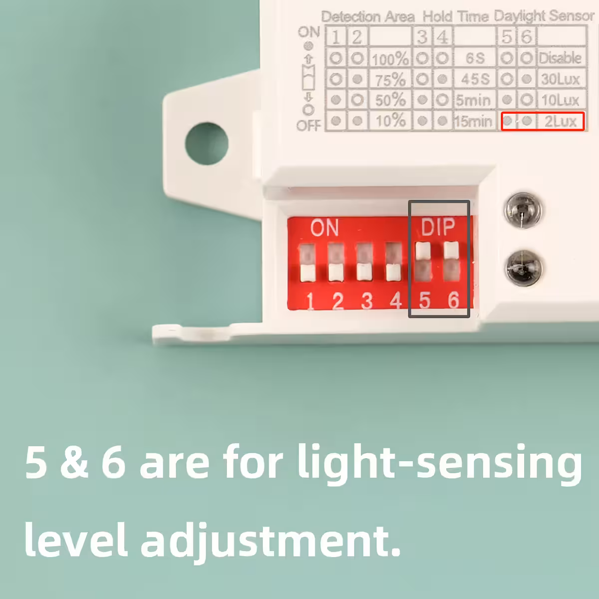 Hägususpiiri valik 2–2000 luxi vahel