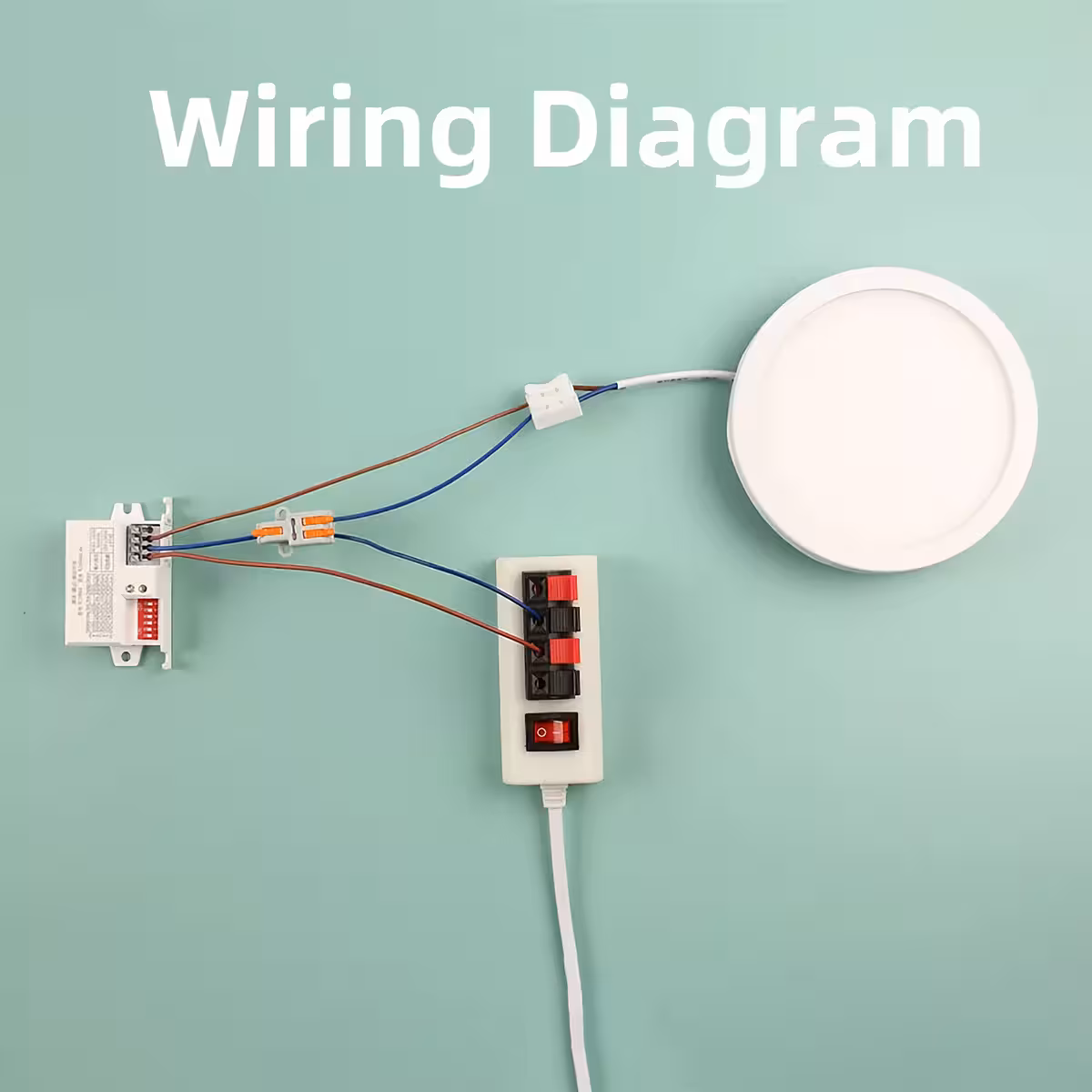 220V liikumisanduri ühendusskeem