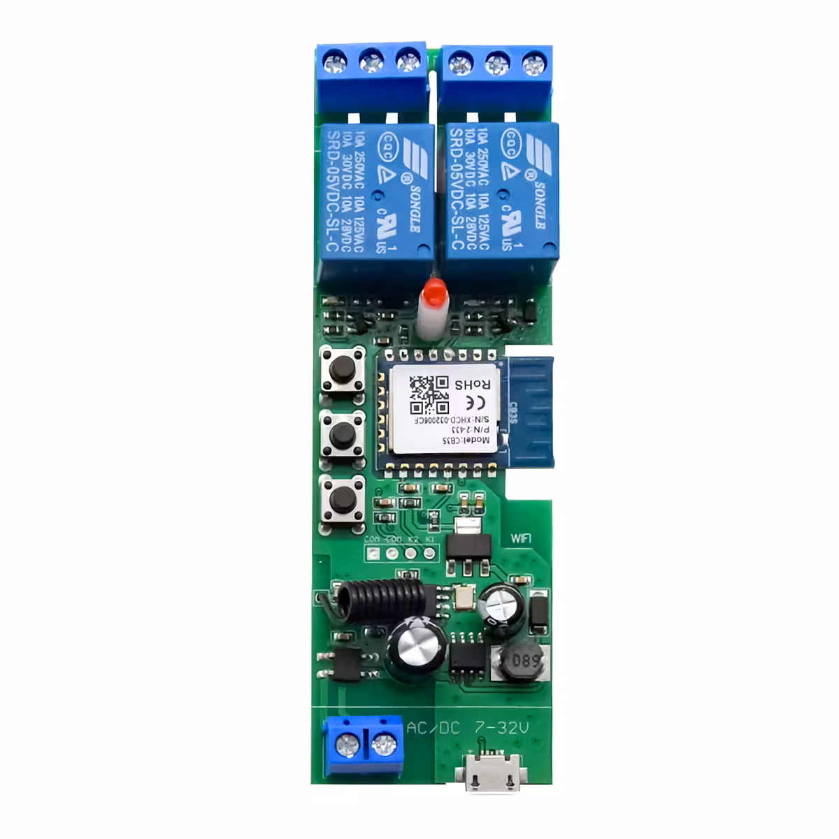 Nutirelee programmeerimis- ja taimerifunktsioon